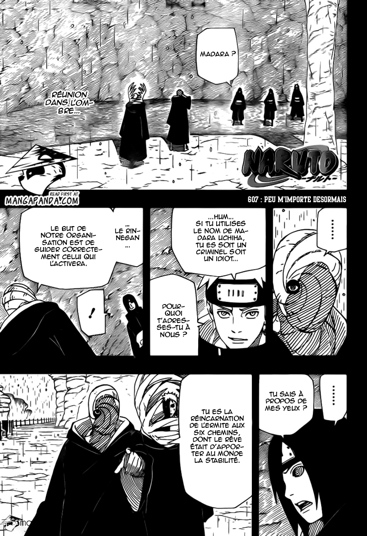 Lecture en ligne Naruto 607 page 2